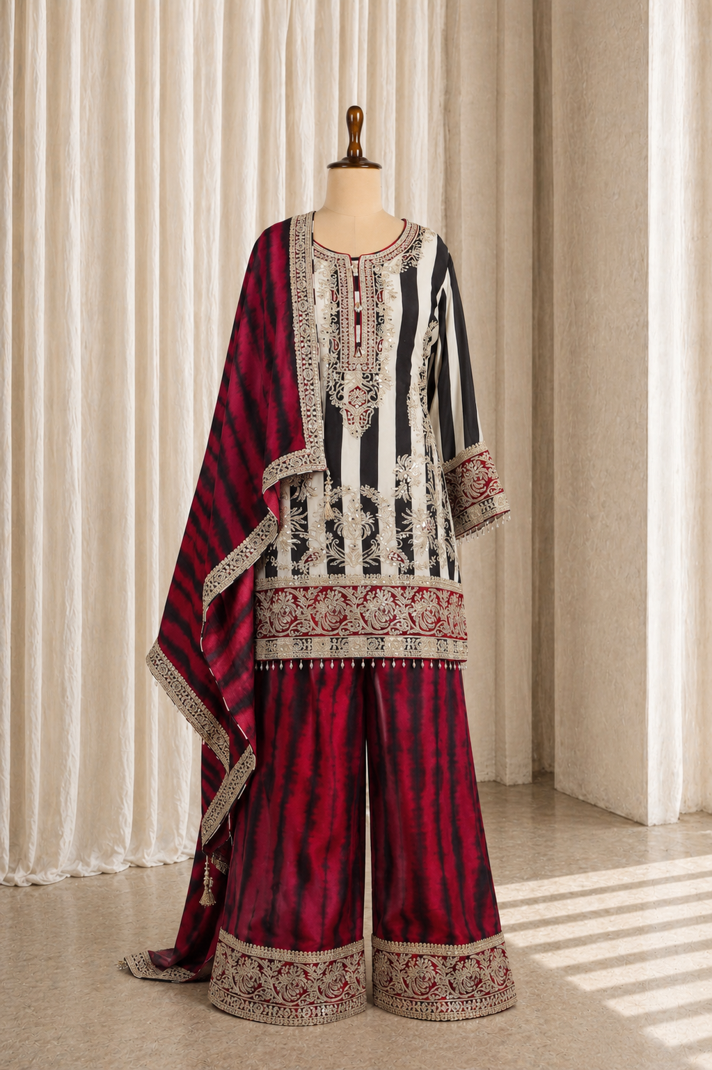 Lovely  Melty Color and Chinon Fabric Thread Kasab Work Style Suits