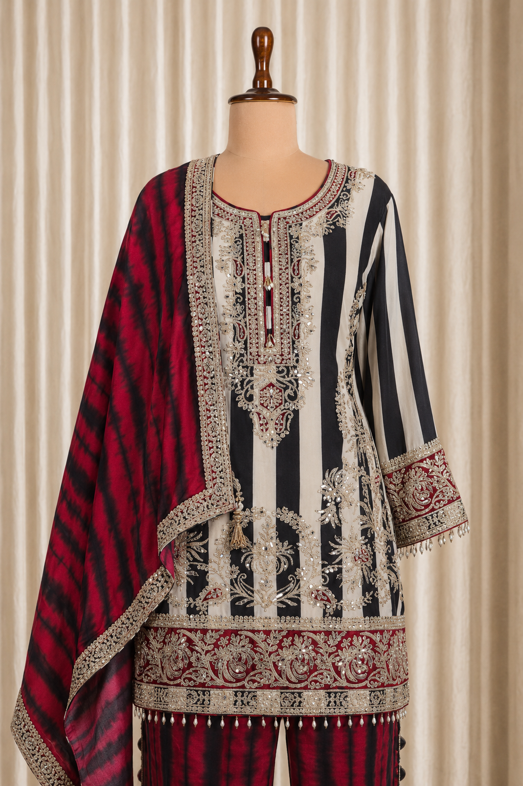 Lovely  Melty Color and Chinon Fabric Thread Kasab Work Style Suits