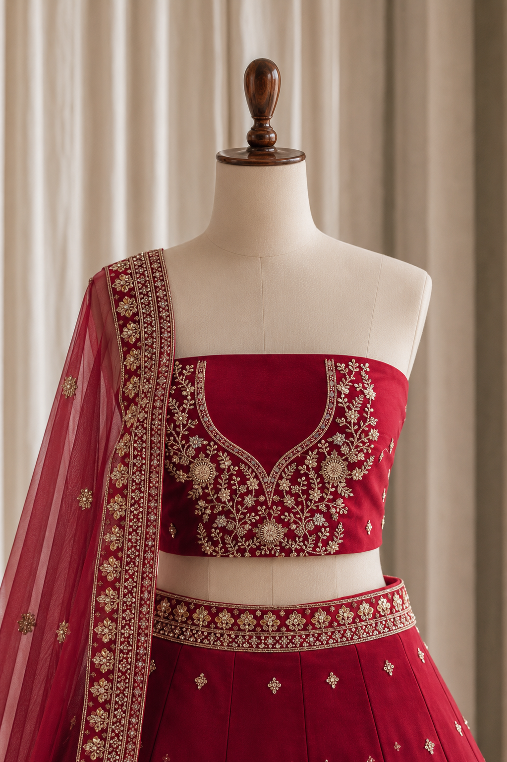 Decent Rani Color And Georgette Fabric Sequins with Unstitch Lehenga