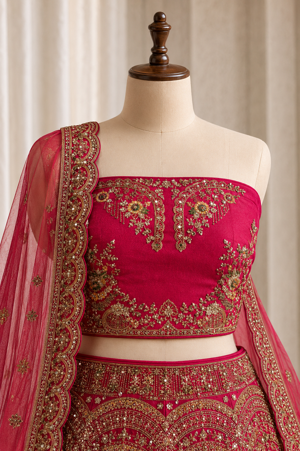 Perfect Art Silk Fabric and Rani Color With Sequins Work Lehenga Choli