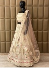 Raw Silk Cut Dana Wedding Designer Lehenga Choli - 1