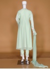 Faux Georgette Ceremonial Designer Salwar Suit - 1