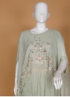 Faux Georgette Churidar Suit - 2