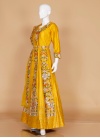 Organza Embroidered Anarkali Suit - 1