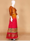 Art Banarasi Silk Cut Dana Churidar Suit - 1