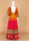 Art Banarasi Silk Cut Dana Churidar Suit - 2