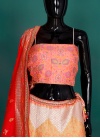 Glistening Banarasi Brocade Silk Lehenga Choli - 1