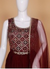 Faux Georgette Ceremonial Anarkali Suit - 3