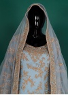 Georgette Bridal Designer Gown - 4