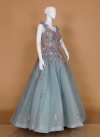 Organza Engagement Designer Gown - 1