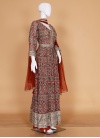 Exquisite Art Silk  Palazzo Designer Salwar Kameez - 1