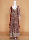 Exquisite Art Silk  Palazzo Designer Salwar Kameez - 2