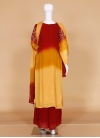 Impeccable Faux Georgette Cut Dana Designer Palazzo Salwar Suit - 2