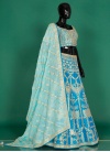 Organza Diamond Work Designer Lehenga Choli - 3