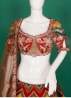 Dhupion Silk Bridal Designer Lehenga Choli - 2