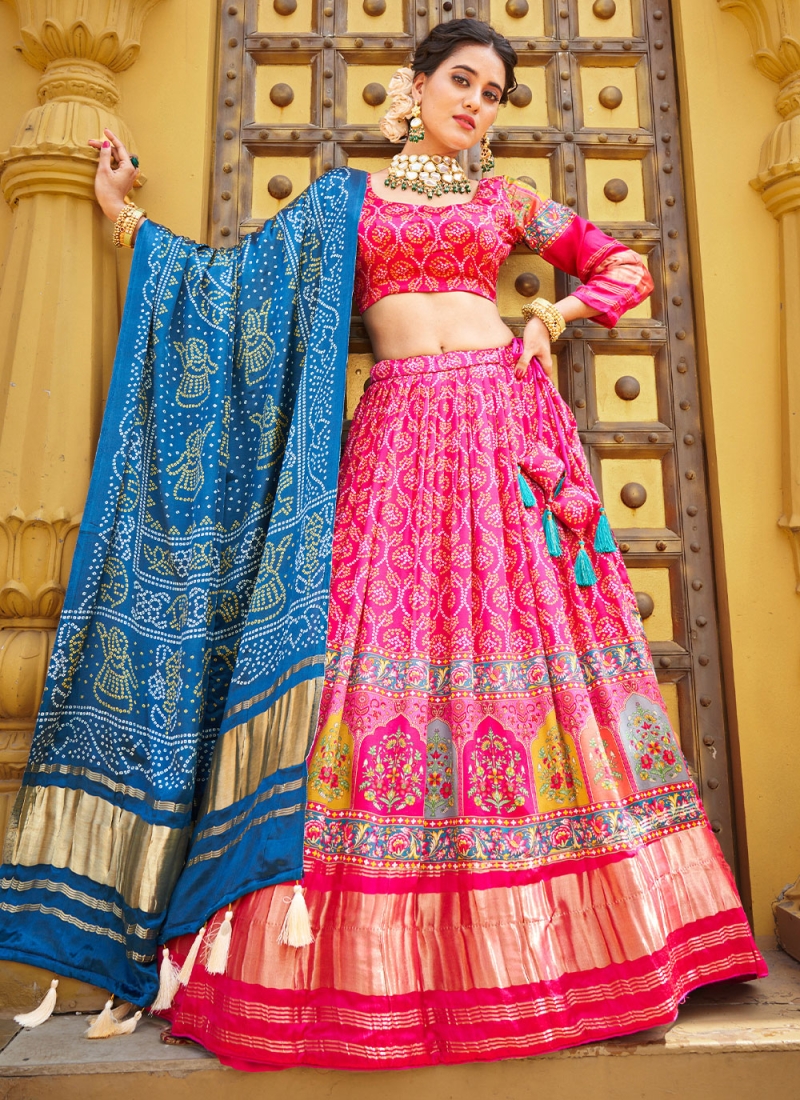 Aesthetic Silk Designer Long Lehenga Choli