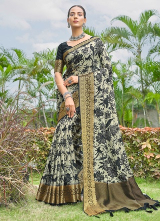 Affectionate Multi Colour Contemporary Saree