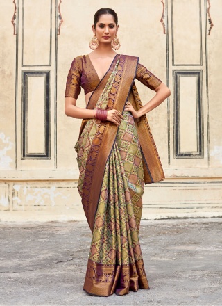 Alluring Weaving Classic Saree