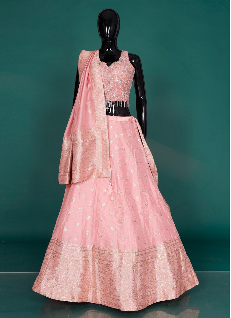 Art Banarasi Silk Designer Lehenga Choli