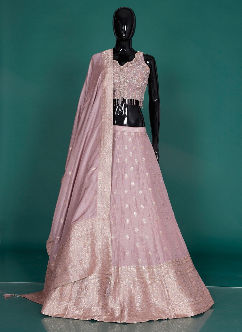 Art Banarasi Silk Engagement Designer Lehenga Choli