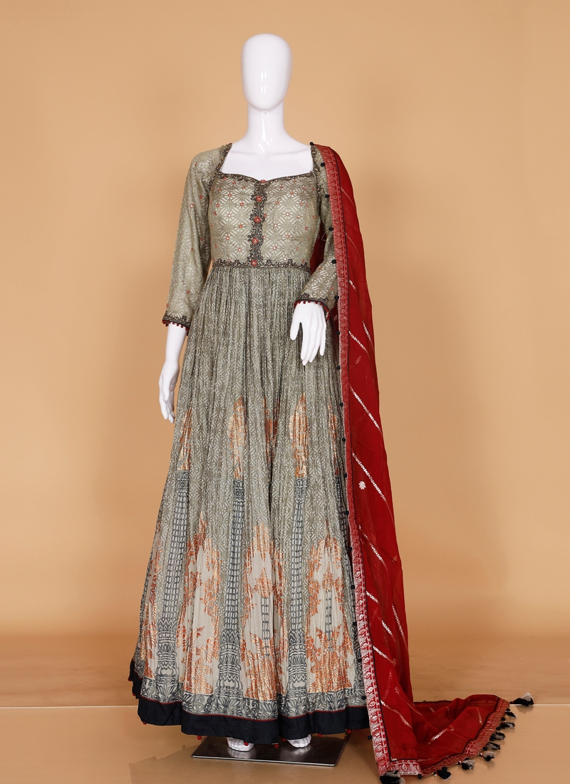 Art Silk Churidar Salwar Suit