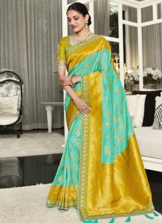 Auspicious Embroidered Contemporary Saree