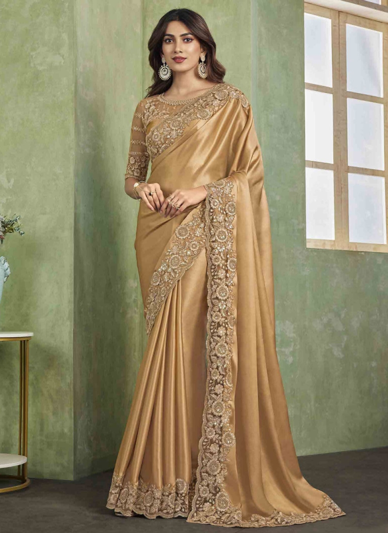 Beauteous Embroidered Contemporary Saree