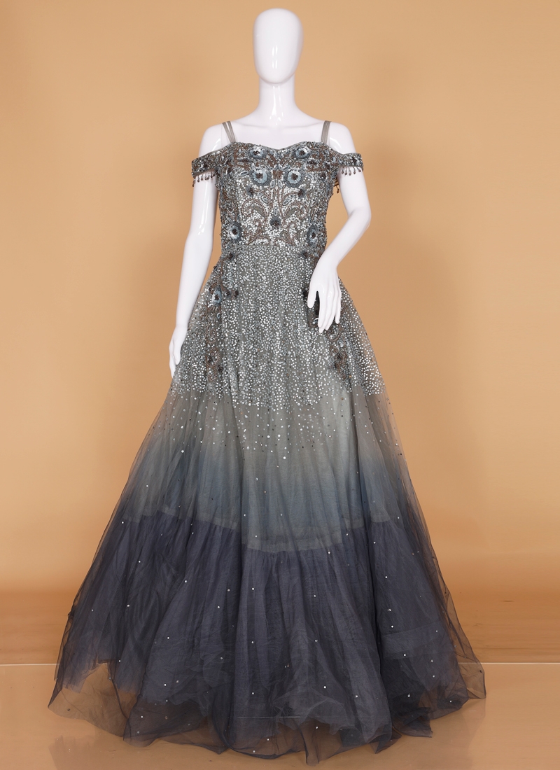 Beautiful Organza Ceremonial Designer Gown