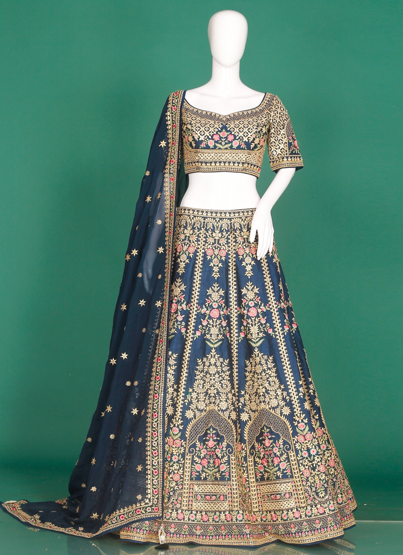 Beguiling Diamond Work Designer Lehenga Choli