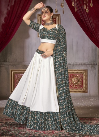 Best Cotton Sangeet Designer Lehenga Choli