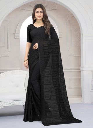 Blooming Resham Georgette Saree