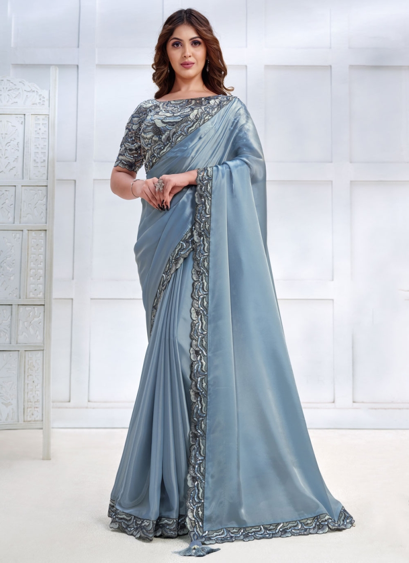 Blue Wedding Sarees, Blue Wedding Saris and Blue Wedding Sarees Online  Shopping
