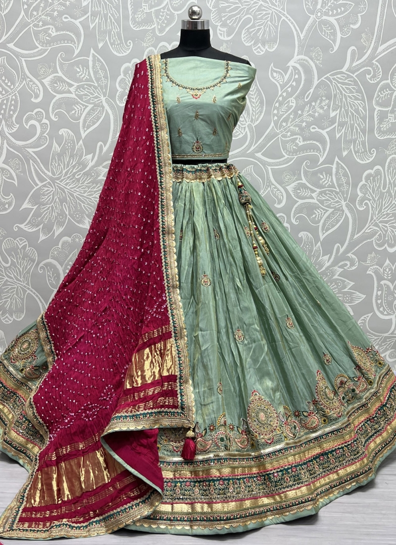 Breathtaking Silk Zari Designer Lehenga Choli