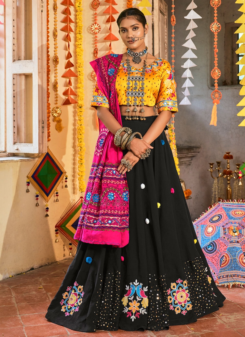 Brilliant Cotton A Line Lehenga Choli