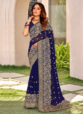 Brilliant Georgette Contemporary Saree