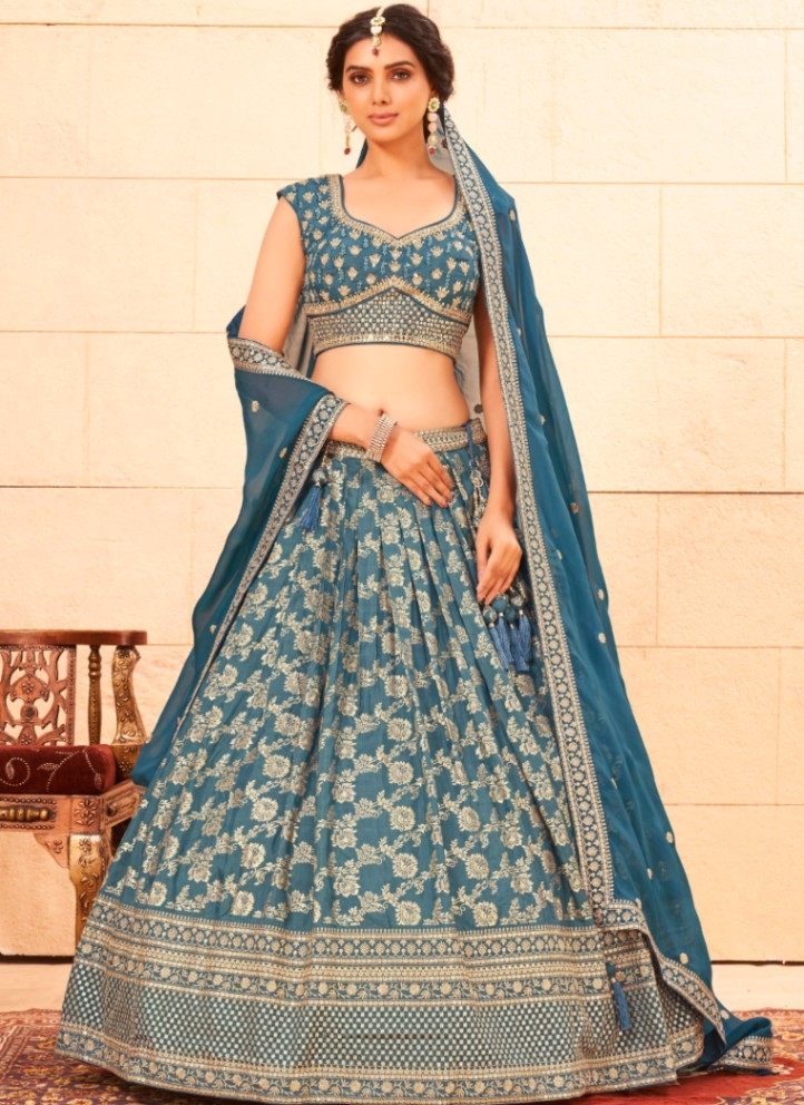 Captivating Cut Dana Crepe Designer Lehenga Choli