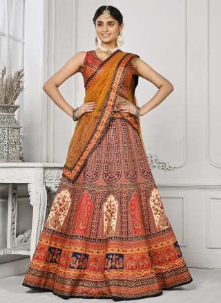 Charismatic Swarovski Multi Colour Lehenga Choli