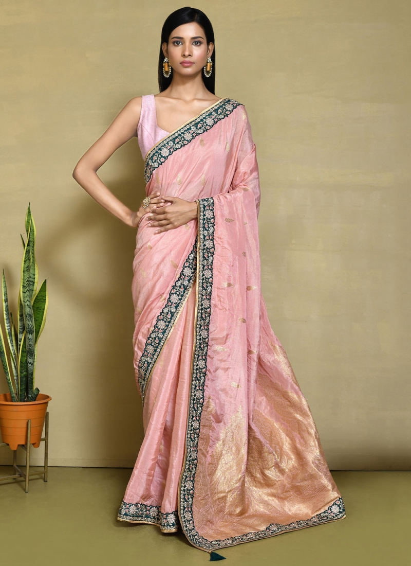Charming Embroidered Party Classic Saree
