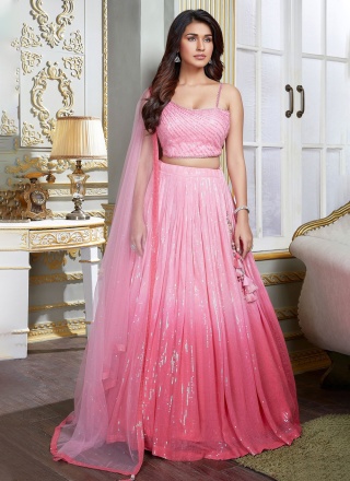 Compelling Georgette Readymade Lehenga Choli