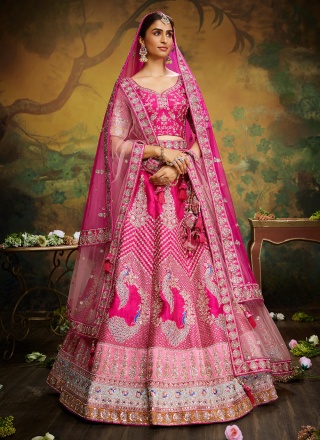 Conspicuous Hot Pink Embroider