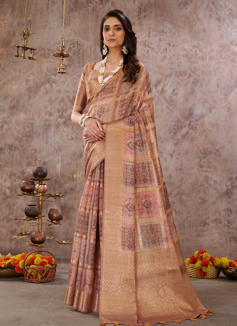 Cotton Multi Colour Traditional Saree