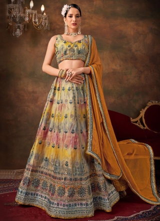 Customary Thread Work Party Lehenga Choli