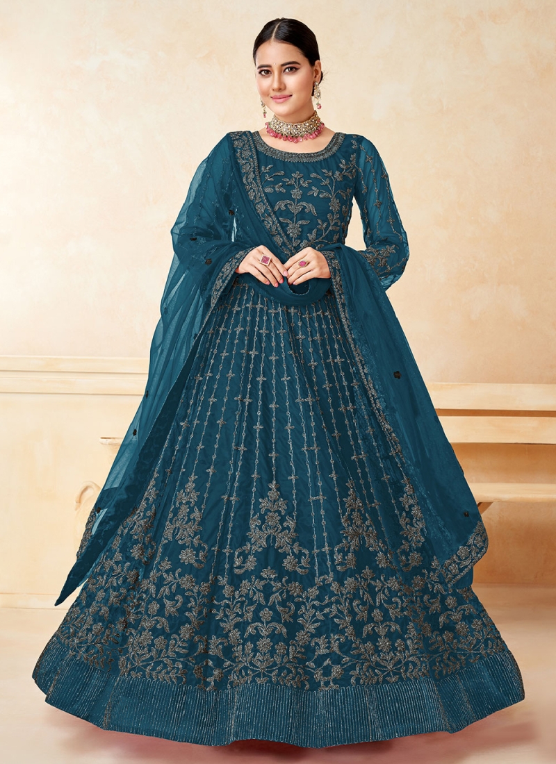 Dashing Teal Salwar Suit