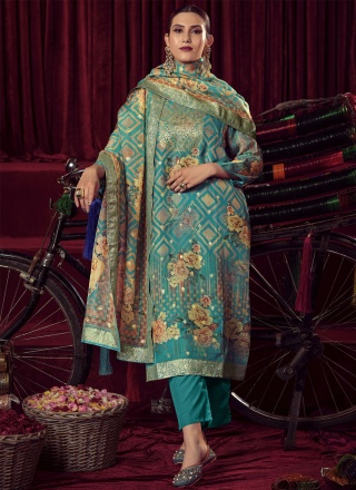 Delectable Woven Salwar Suit