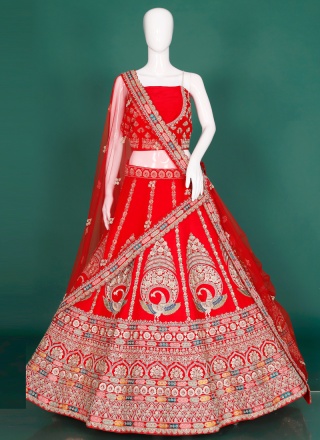 Dhupion Silk Designer Lehenga Choli