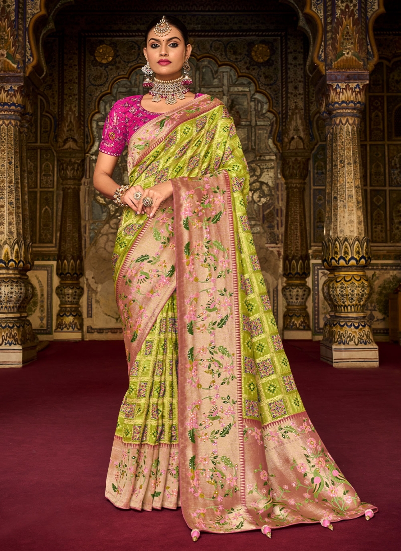 Dilettante Silk Handwork Saree