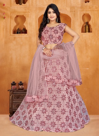 Divine Pink Imported Designer Lehenga Choli