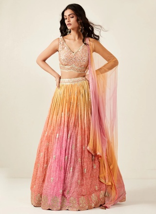 Energetic Georgette Ready made Lehenga Choli