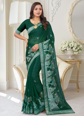 Engrossing Resham Classic Saree