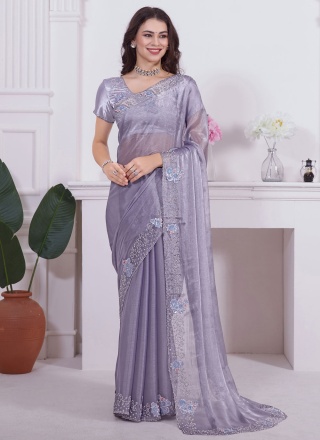 Epitome Lavender Contemporary Saree